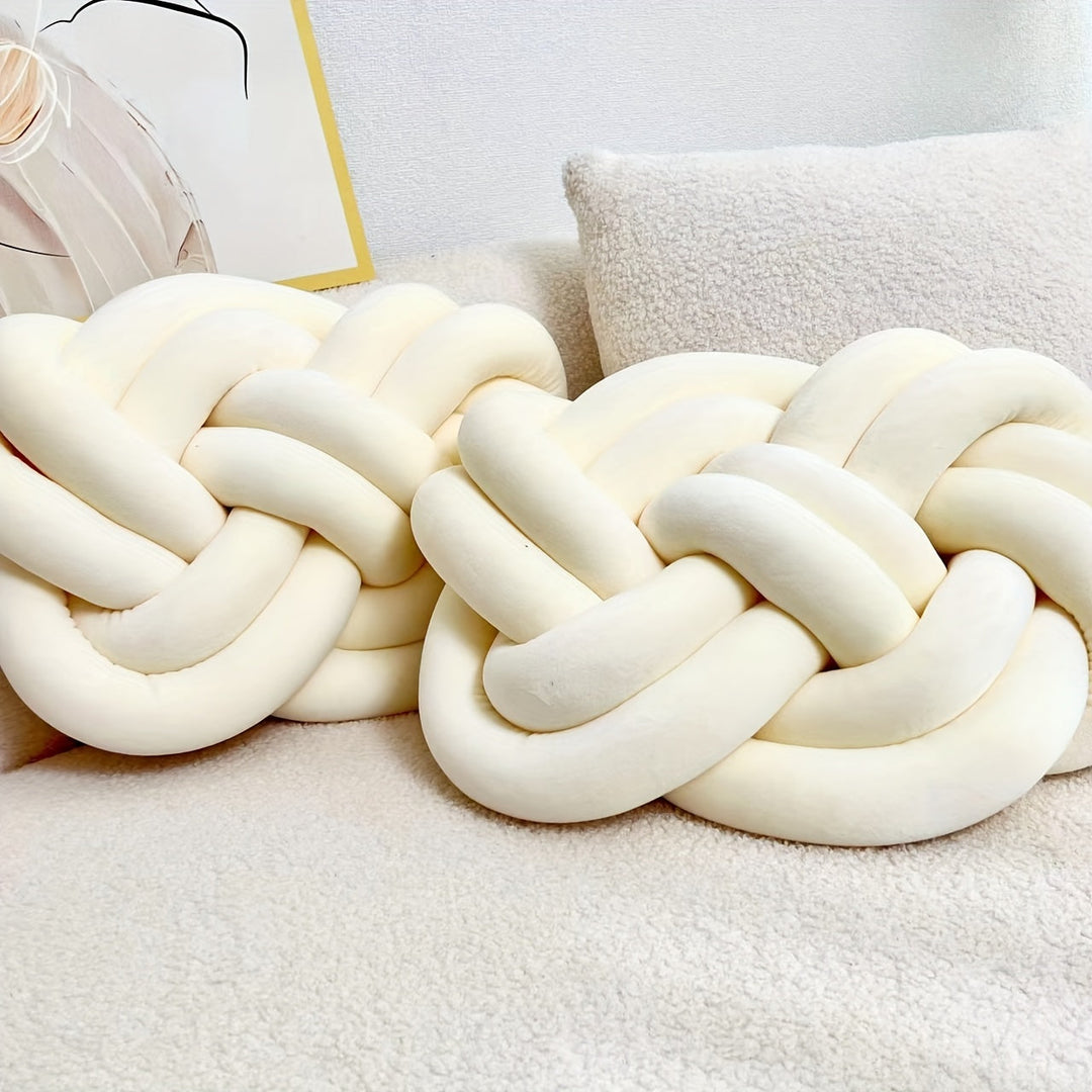 CozyPlush Set med 2 Plush Dekorative Puter – Myk Eleganse for Ditt Hjem Luvikno