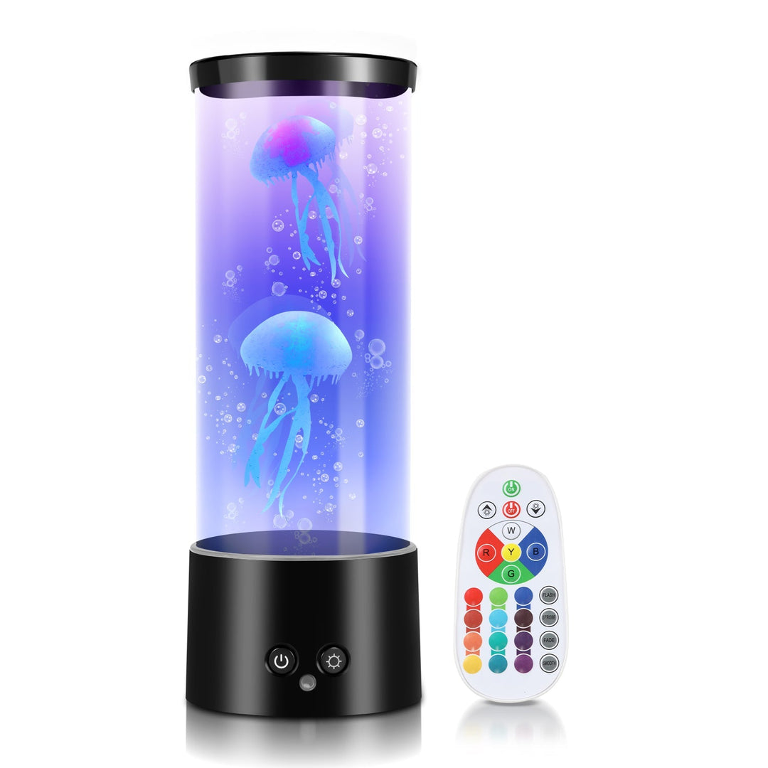 Jellyfish Lampe RGB med Fjernkontroll | Luvikno