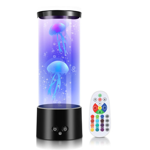 Jellyfish Lampe RGB med Fjernkontroll | Luvikno