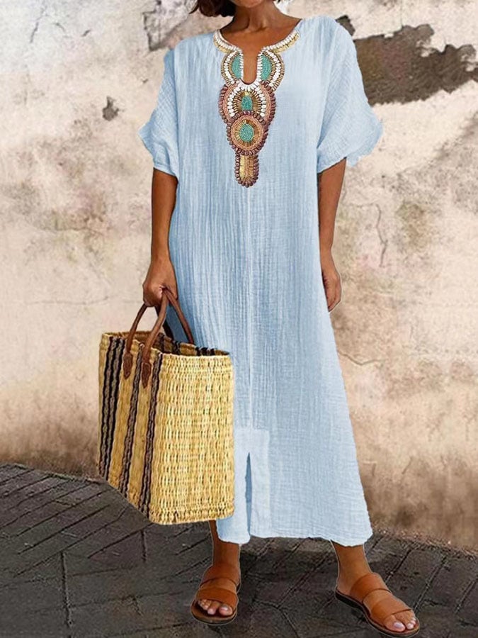 Luvik | Ilmainen Kaftan Mekko naisille Isla