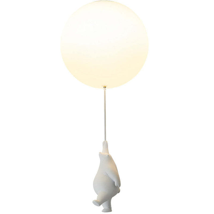 SkyDream Kids Taklampe med Bjørn og Ballong - Lekent Design og Energisparende LED-belysning | Luvikno