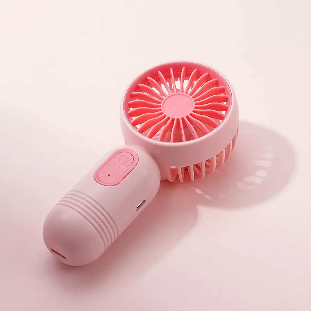 USB Oppladbar Mini Bærbar Vifte Med 3 Hastigheter | Luvikno