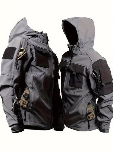 Luvik | Vedenpitävä miesten softshell-takki hupulla