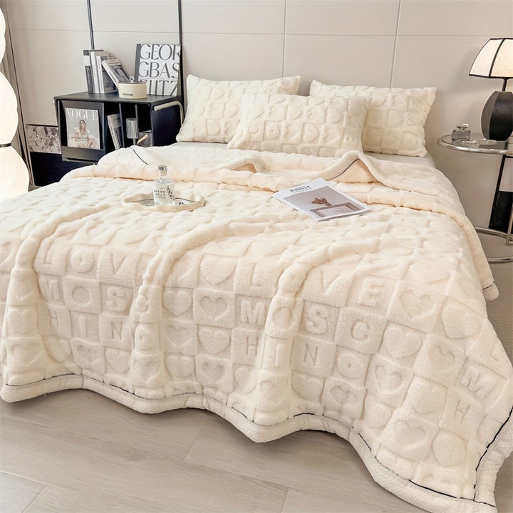 CozyCoral – Luksus Fleece-teppe for Alle Årstider Luvikno