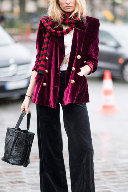 Luvik | Samt Temperament Party Naisille Midimekko Bleiseri