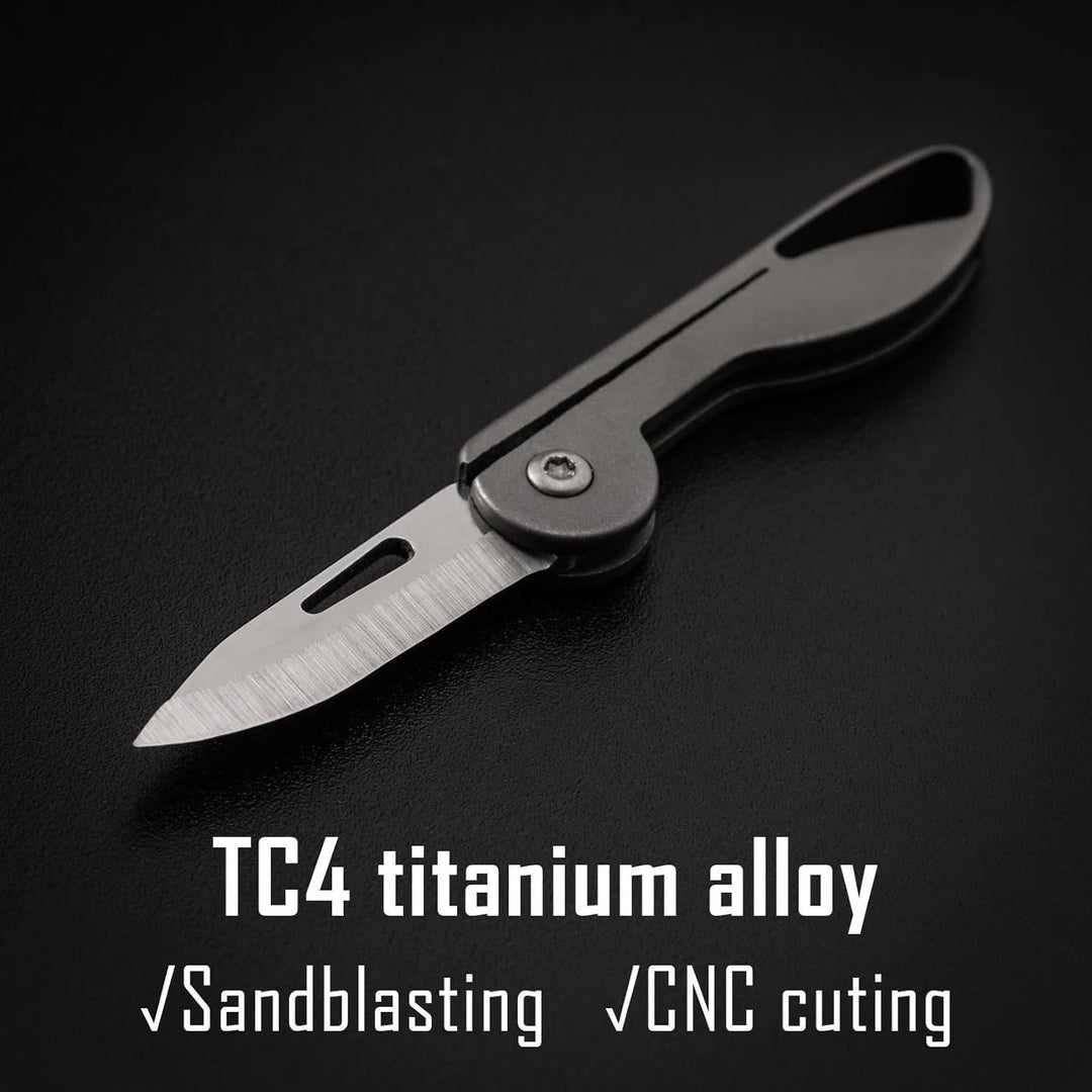 Mini Titanlegert Folding Lommekniv Luvikno