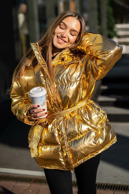 Luvik | Huoodattu Vöistä Puffer-takki