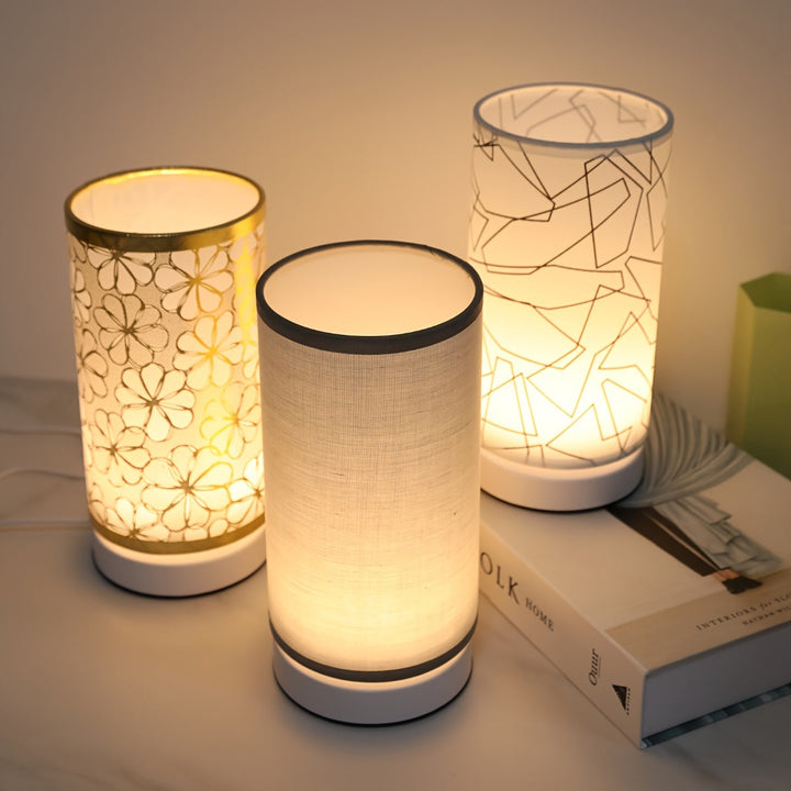 ModernLicht – Opplyst USB Bordlampe i Sylinder Luvikno