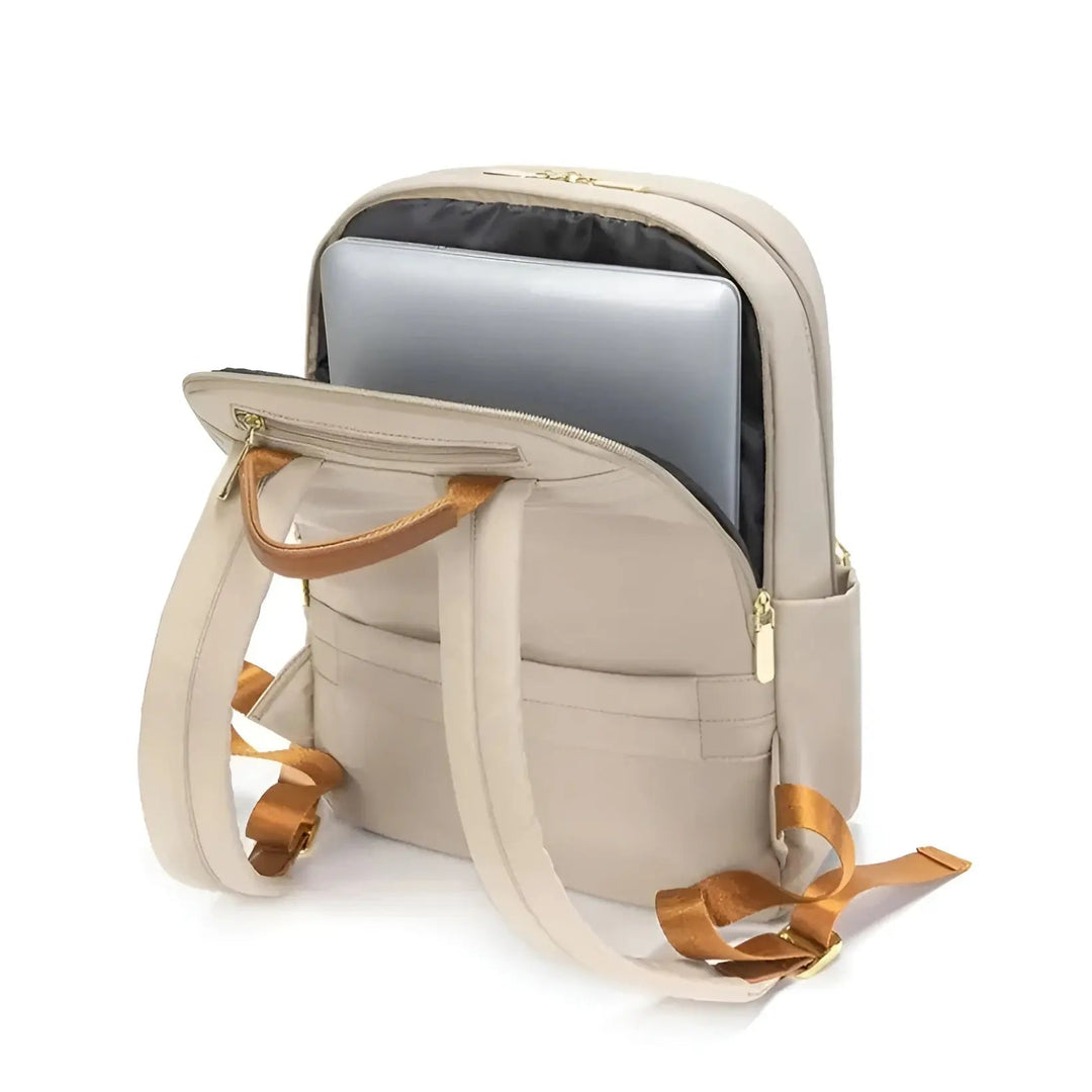 Luvikno | Kvinners Ryggsekk LivaSmart Urban | Vanntett & Lett | For Laptop & Hverdag | 28×12×38 cm