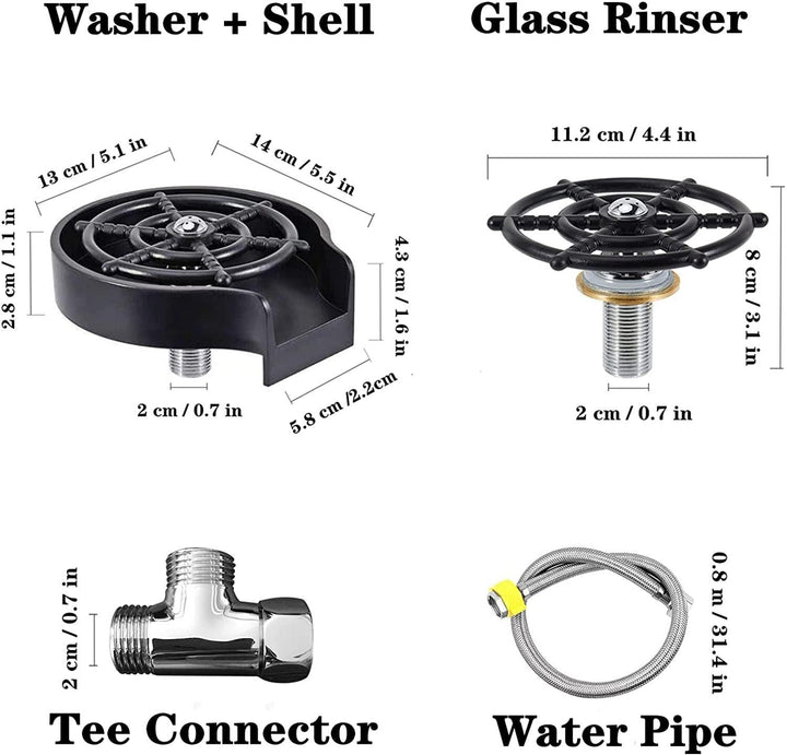 Glass Rinser For Sink | Luvikno