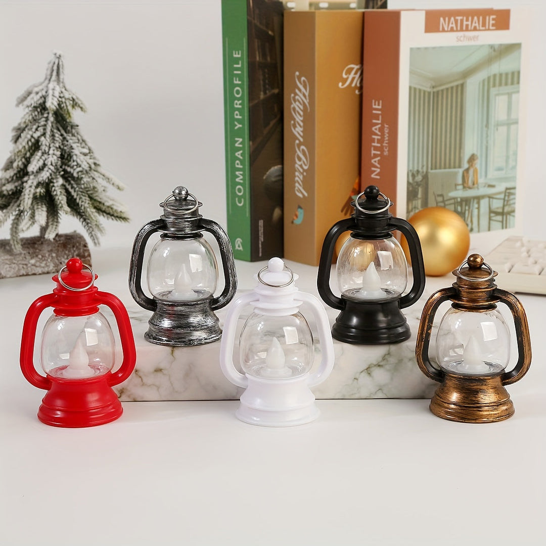 Retro LED Mini Lanterns – Atmosfærisk Belysning for Fester Luvikno
