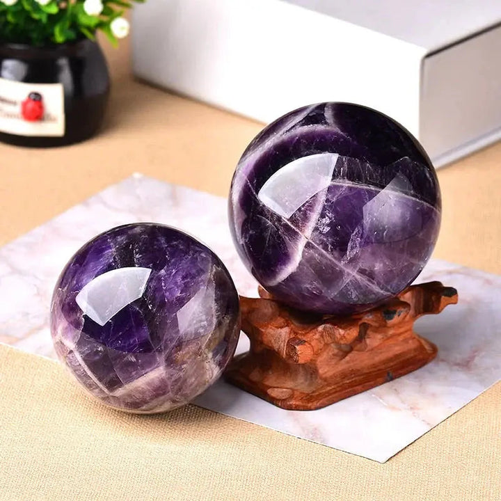 MagiSphere Amethyst Sphere — Gir rommet ditt ren eleganse og synlige følelser | Luvikno