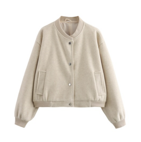 Luvik | Wustina courte veste en laine chic