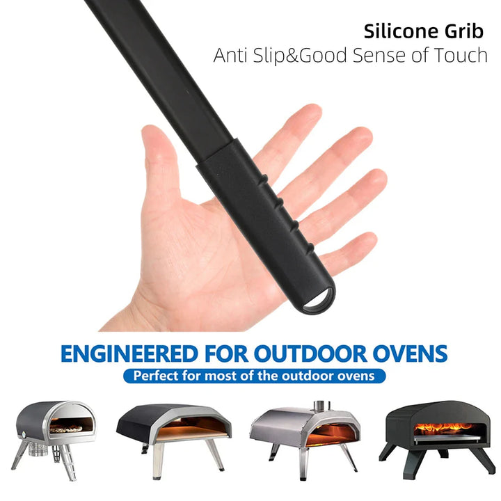 Big Pizza Perforert Spade Paddle Håndtak for Ovn Pizza Baking Verktøy | Luvikno