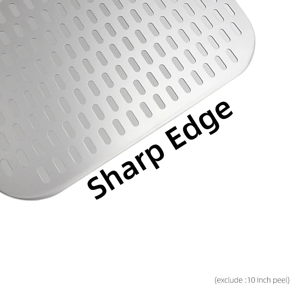 Big Pizza Perforert Spade Paddle Håndtak for Ovn Pizza Baking Verktøy | Luvikno