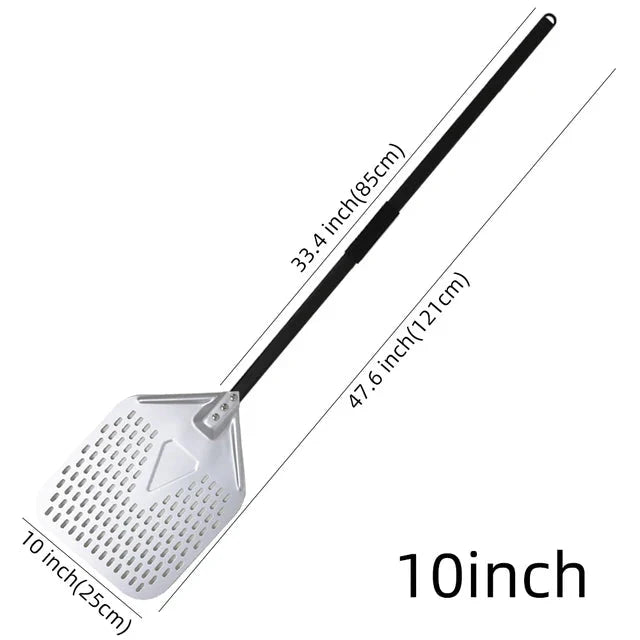 Big Pizza Perforert Spade Paddle Håndtak for Ovn Pizza Baking Verktøy | Luvikno
