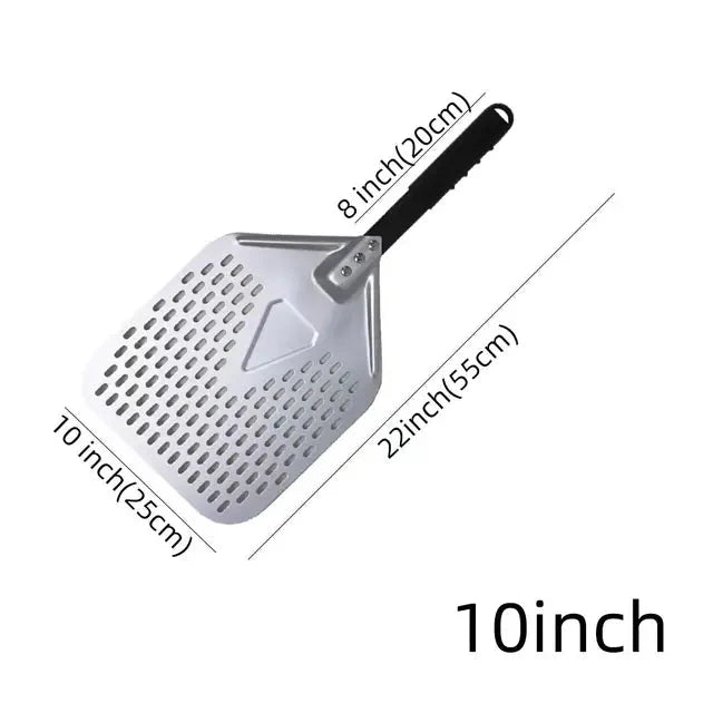 Big Pizza Perforert Spade Paddle Håndtak for Ovn Pizza Baking Verktøy | Luvikno