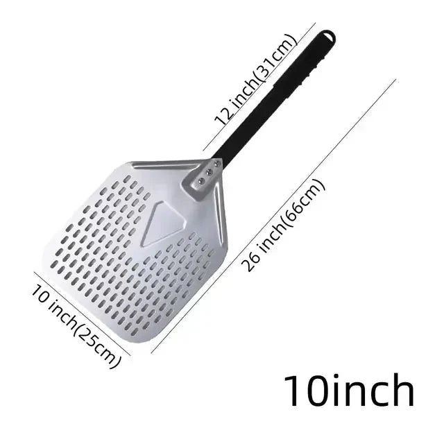 Big Pizza Perforert Spade Paddle Håndtak for Ovn Pizza Baking Verktøy | Luvikno
