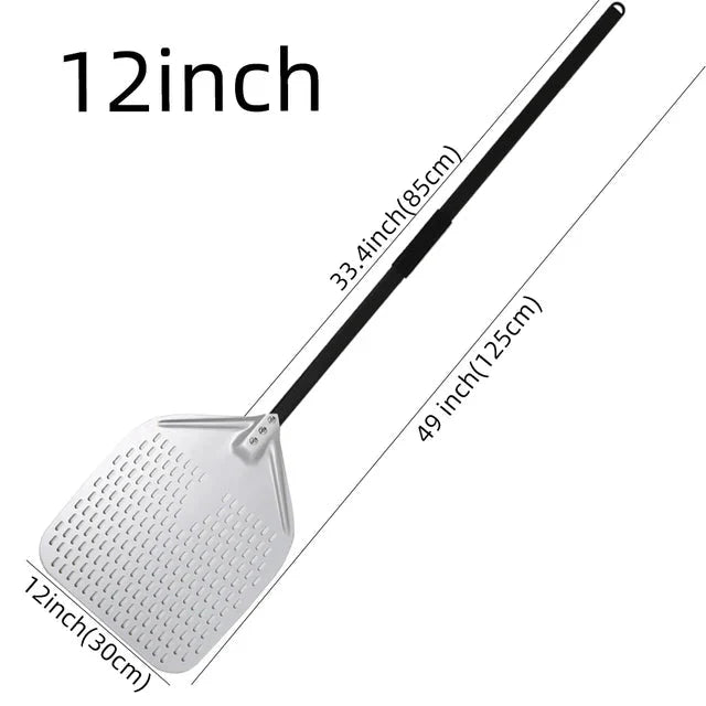 Big Pizza Perforert Spade Paddle Håndtak for Ovn Pizza Baking Verktøy | Luvikno