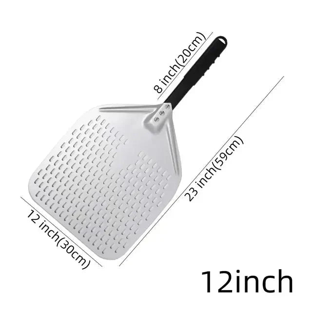 Big Pizza Perforert Spade Paddle Håndtak for Ovn Pizza Baking Verktøy | Luvikno