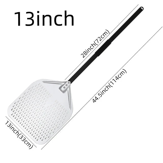 Big Pizza Perforert Spade Paddle Håndtak for Ovn Pizza Baking Verktøy | Luvikno