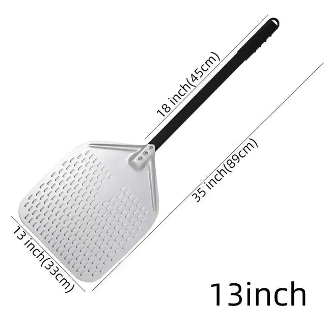 Big Pizza Perforert Spade Paddle Håndtak for Ovn Pizza Baking Verktøy | Luvikno