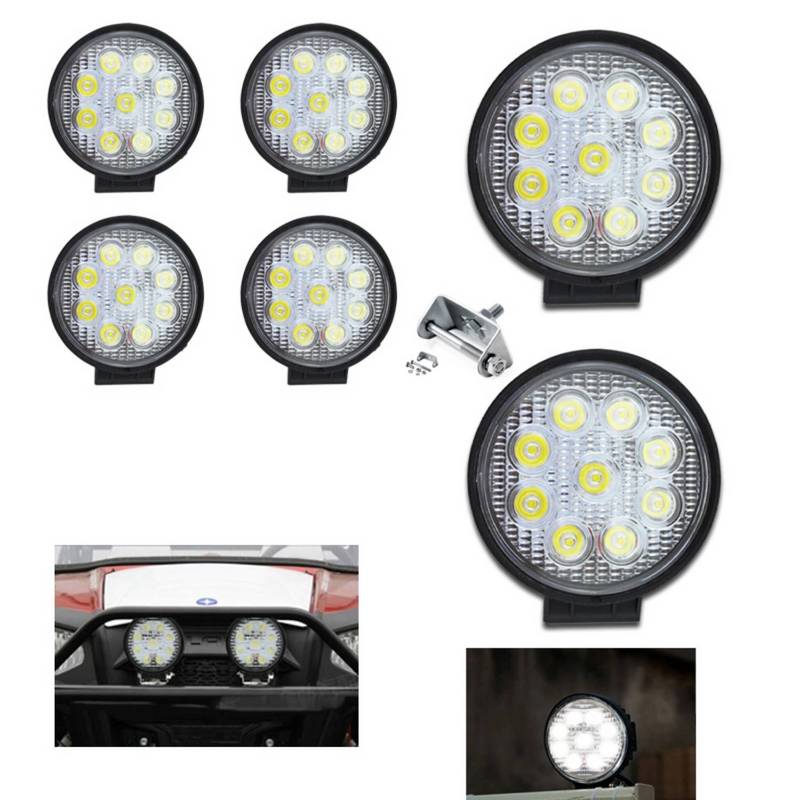 LED Arbeidslys 6X 27W Spotlight | Luvikno
