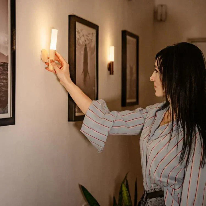 Oppladbar LED-lampe med bevegelsessensor | Luvikno