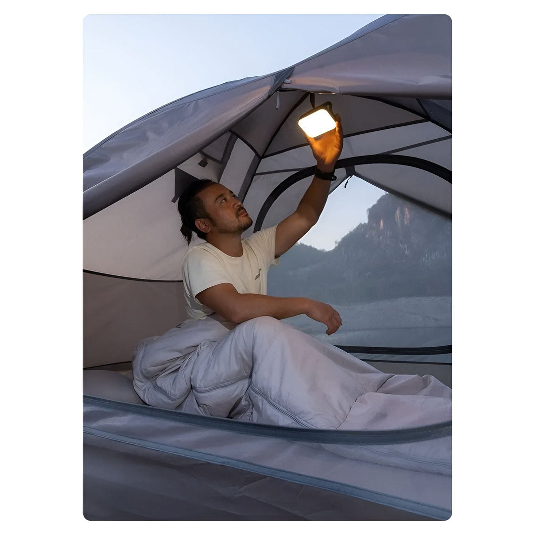 MagnaGlow – Magnetisk oppladbar LED-lampe med rund, kompakt design Luvikno