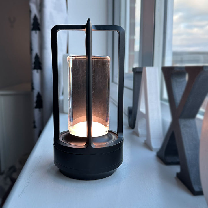 Trådløs vintage lantern bordlampe | Luvikno