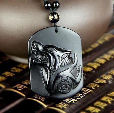 Black Wolf Obsidian Halskjede | Luvikno