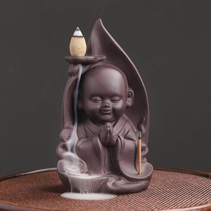 Zen Monk Røkelsesholder Skålift
