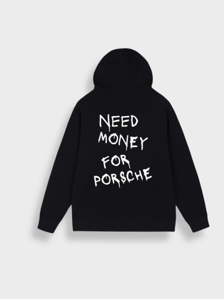 Luvik | Tarvitsen rahaa Porsche huppari Unisex