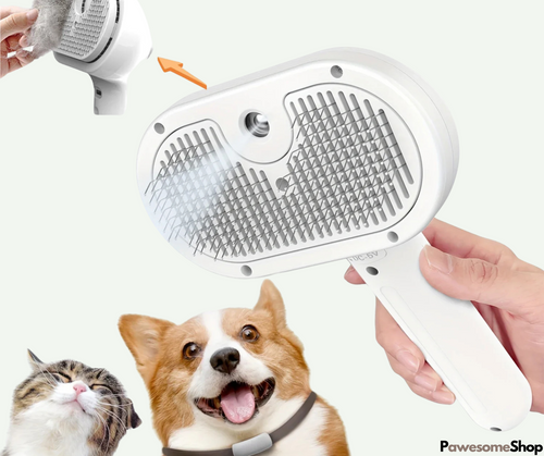 Pet Steam Brush with Steam Cleaning | Luvikno