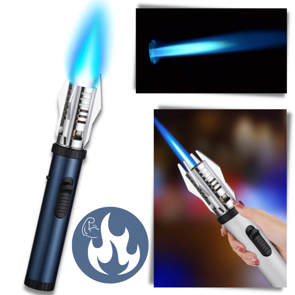 Luvikno | Blå Flamme Vindbeskyttet lighter