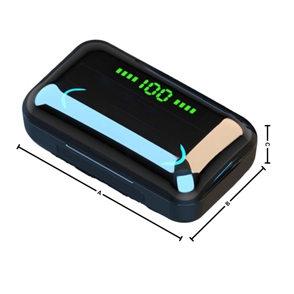 Luvikno | Bluetooth ørepropper med oppladbart batterietui