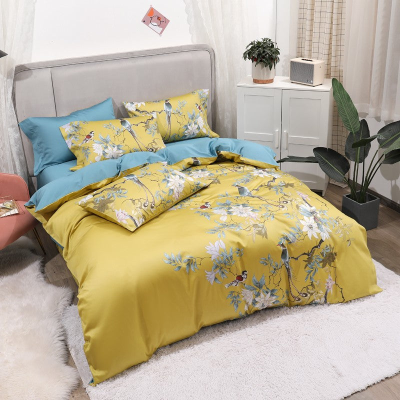 Tropical Haven Dynecover Sett (Egyptisk Bomull, 500 TC) | Luvikno