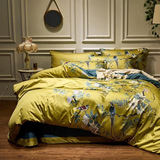 Tropical Haven Dynecover Sett (Egyptisk Bomull, 500 TC) | Luvikno