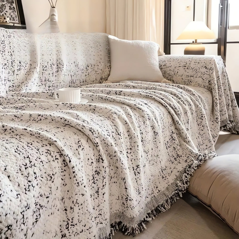 Moderne Boho Bomull Sofa Deksel Vendbar Design Luvikno