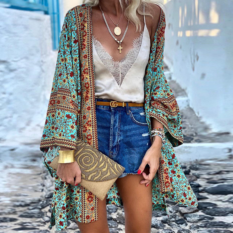 Luvik | Boho Cardigan - Iloinen, tyylikäs ja keskipituinen kimono!