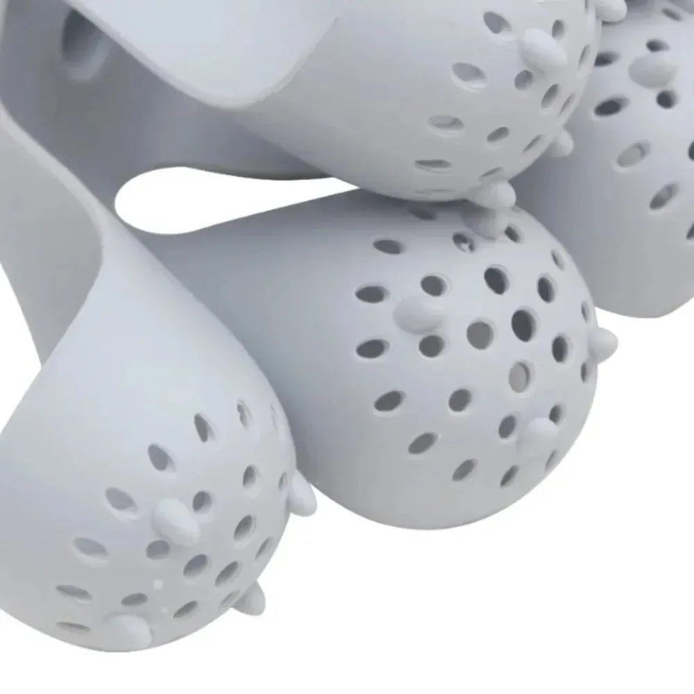 Kokt Eggholder Silikon Egg Damper Tray med Antiskåll Håndtak | Luvikno
