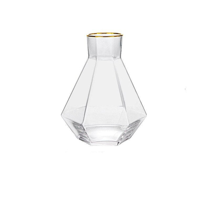 Kokt Vann Kaldt Vann Kanne Sett Krystall Glass Vannkanne Vannkop | Luvikno