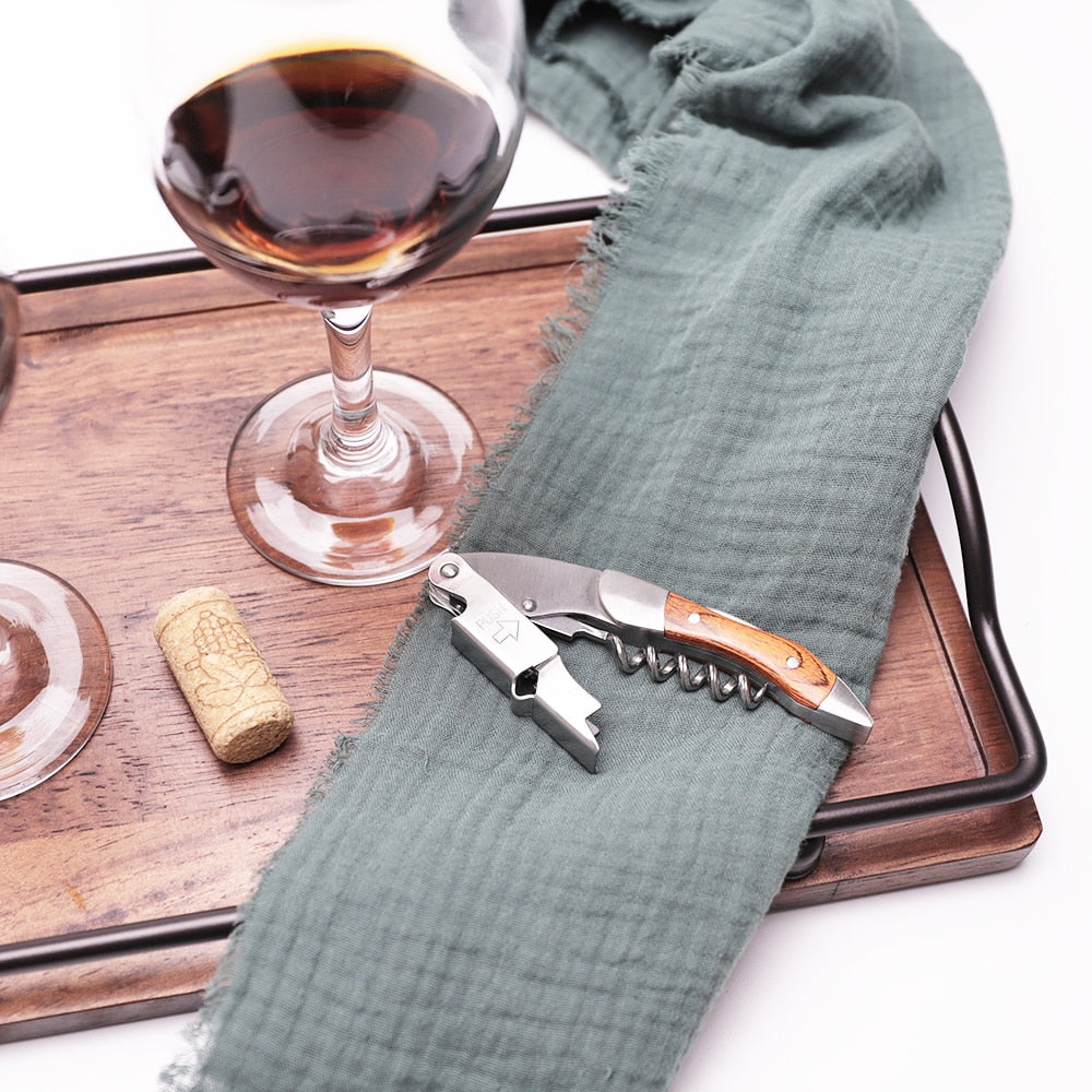 Flaskeåpner og foliekniv gave til vinelskere vin korketrekker | Luvikno