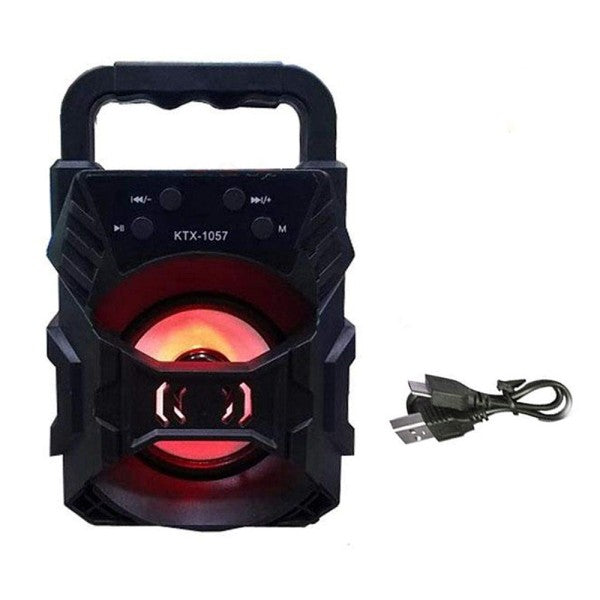 SoundPulse Trådløs Høyttaler – Bluetooth Høyttaler med FM, USB & Lysshow | Luvikno