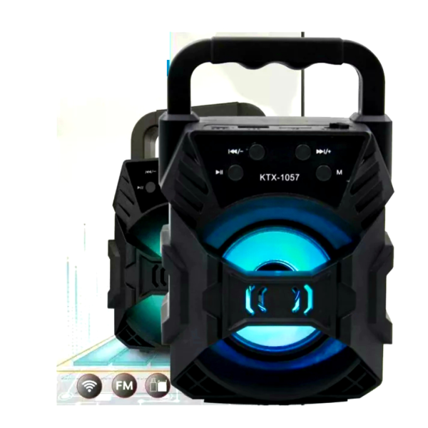 SoundPulse Trådløs Høyttaler – Bluetooth Høyttaler med FM, USB & Lysshow | Luvikno