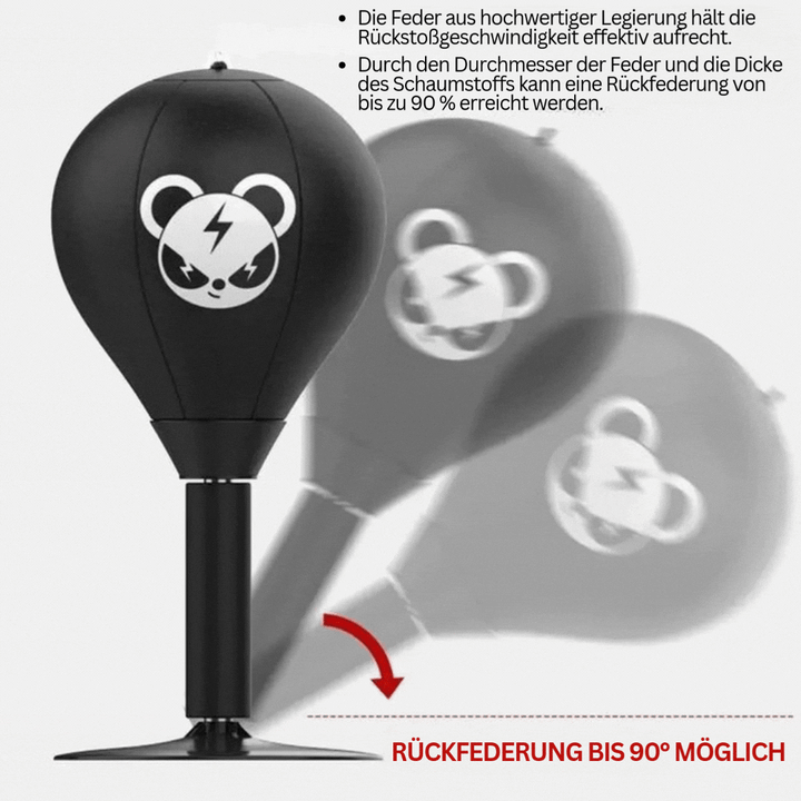 Luvikno | Bokball med sterk sugekoppbase – PowerStrike