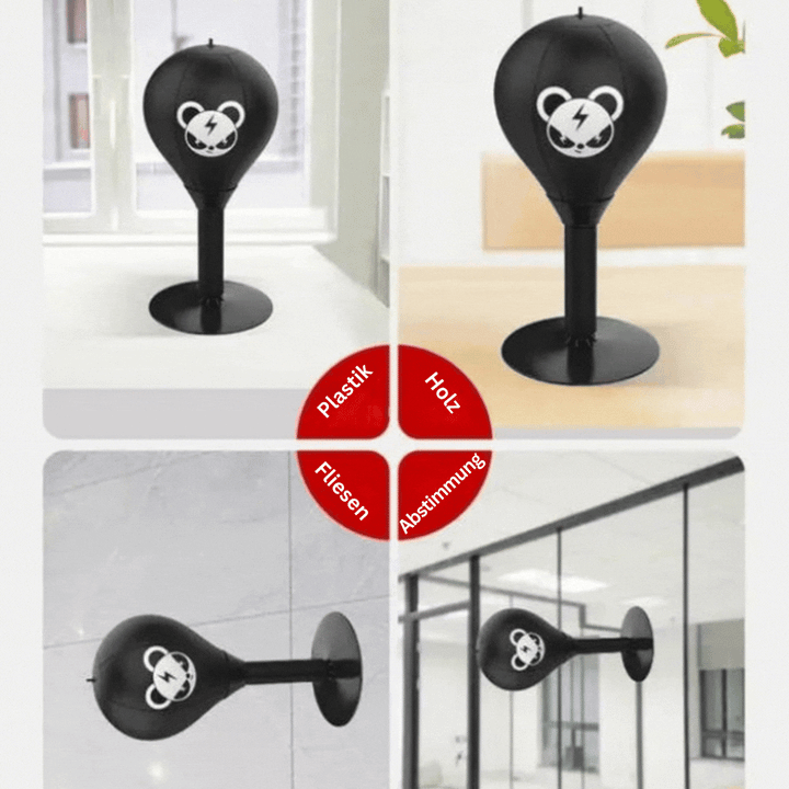 Luvikno | Bokball med sterk sugekoppbase – PowerStrike