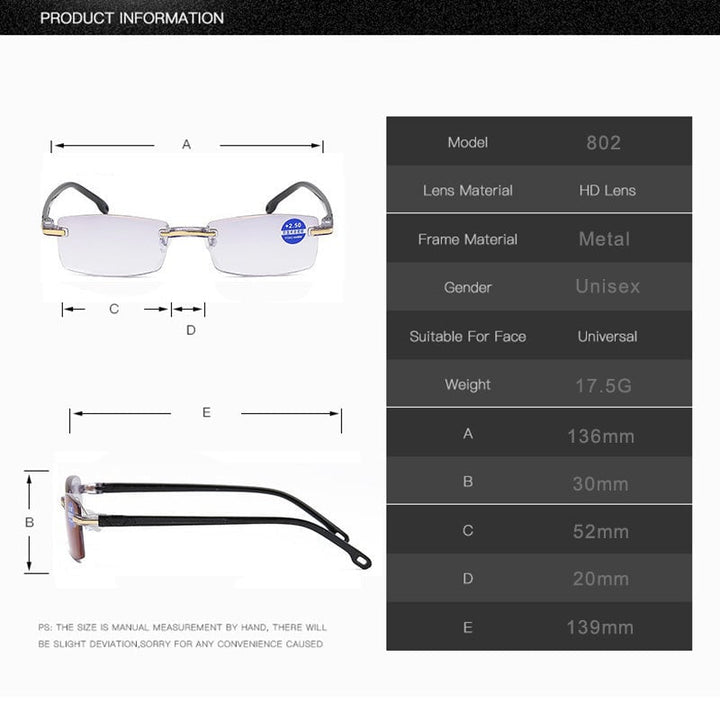 Luvikno | Multifokal Anti-Blått Lys Lesebriller – VisionPlus