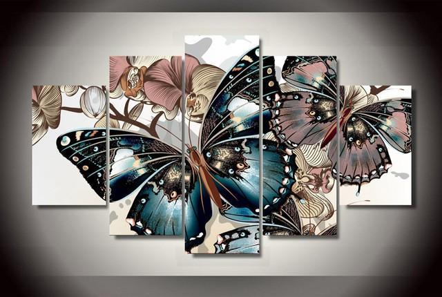 5 Piece Butterfly Garden - GemPaint Kit | Luvikno