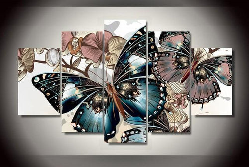 5 Piece Butterfly Garden - GemPaint Kit | Luvikno